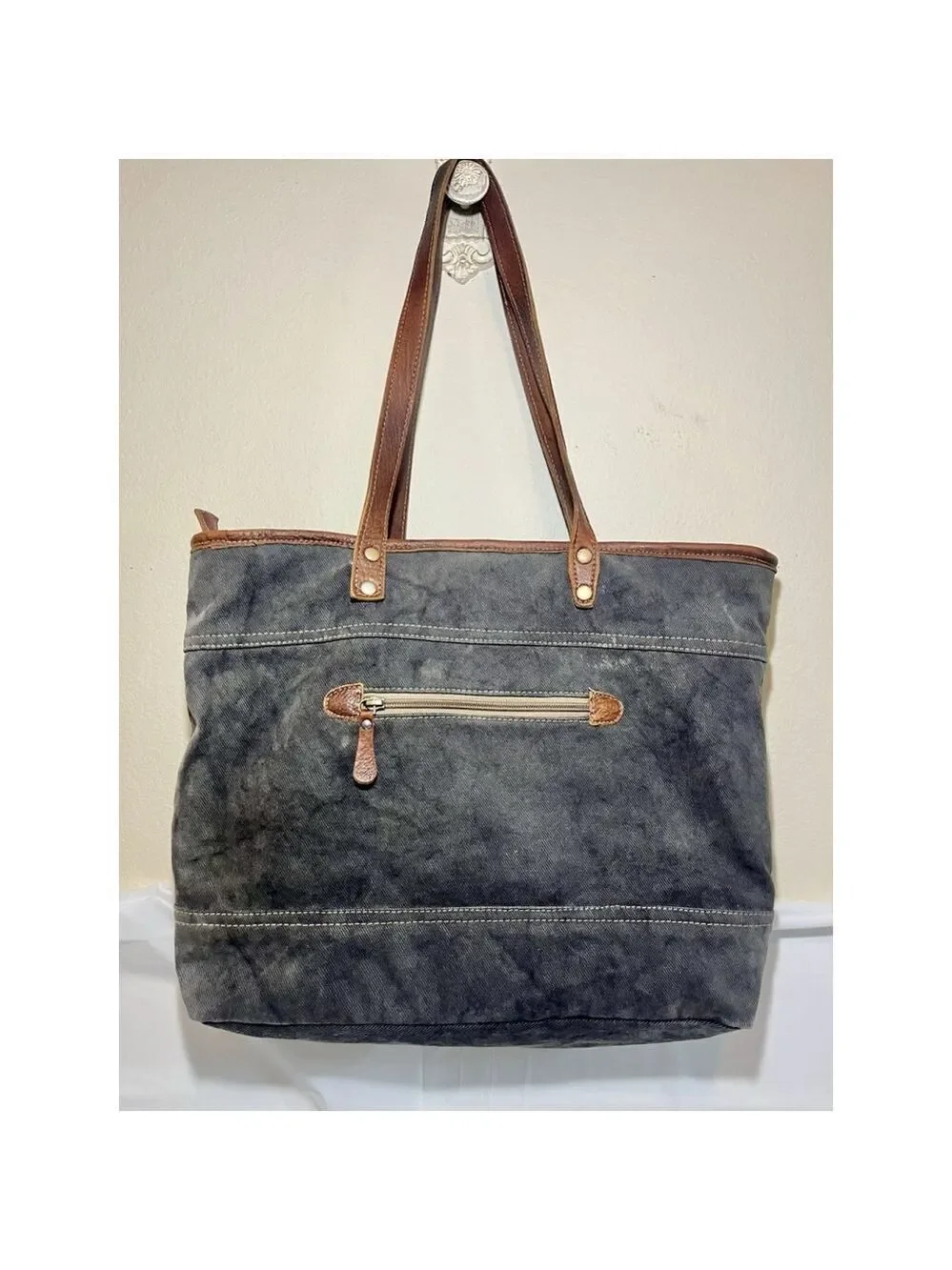 Myra Blue Eternity Tote Bag